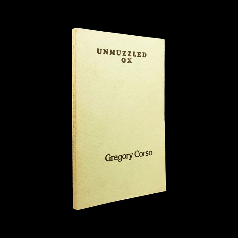 Item #5925] Unmuzzled Ox Vol. 2 No.s 1/2 (Gregory Corso Issue, 1973). Michael Andre, Gregory...