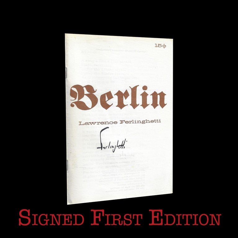 Item #5946] Berlin. Lawrence Ferlinghetti