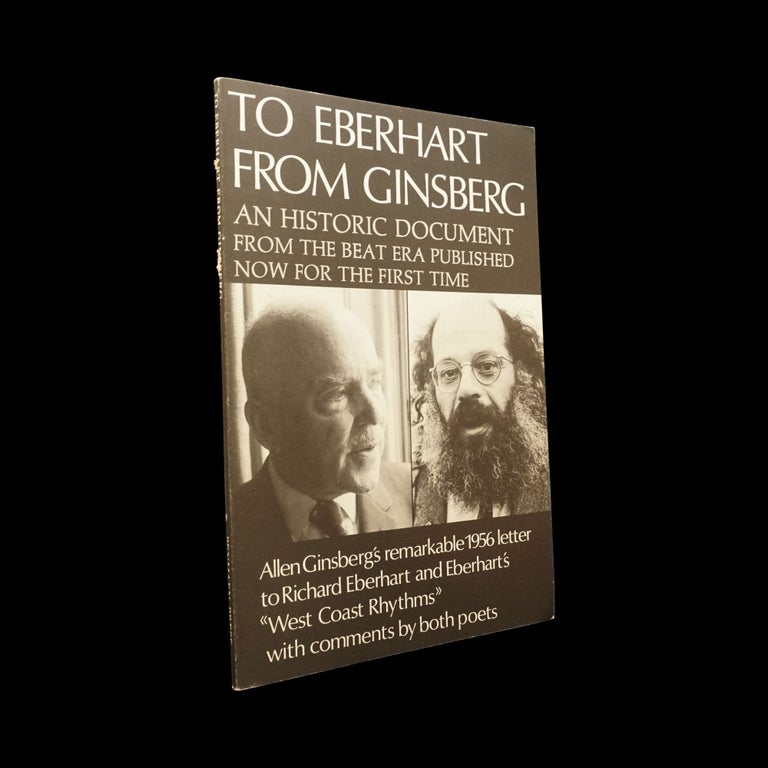 Item #5950] To Eberhart from Ginsberg. Allen Ginsberg, Richard Eberhart