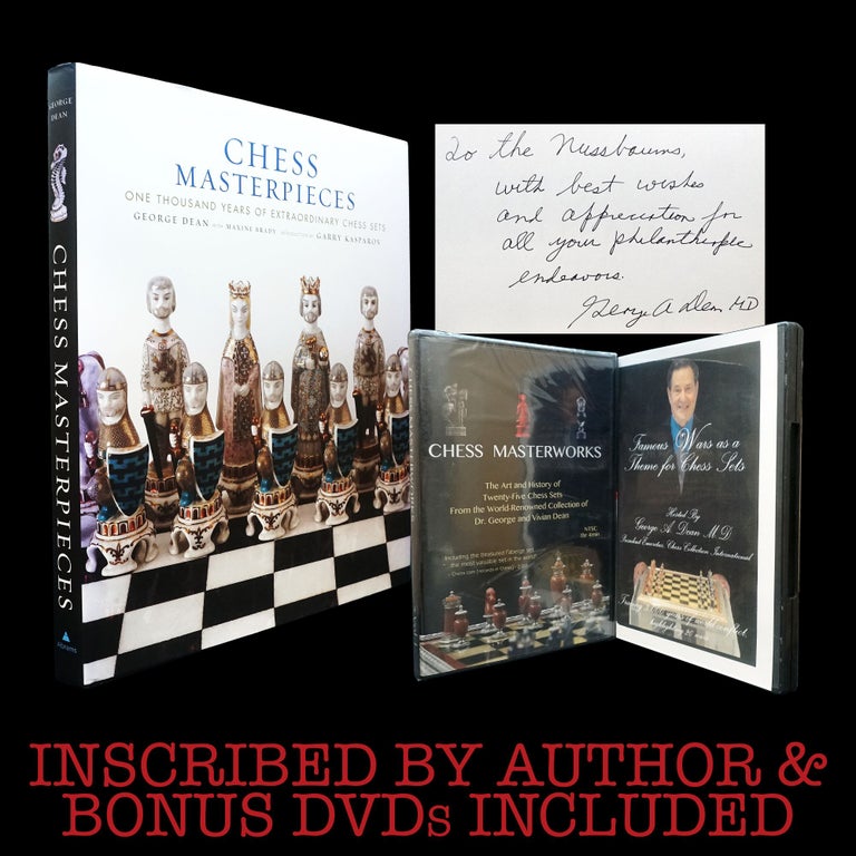 Item #6002] Chess Masterpieces: One Thousand Years of Extraordinary Chess Sets with: Two DVDs....