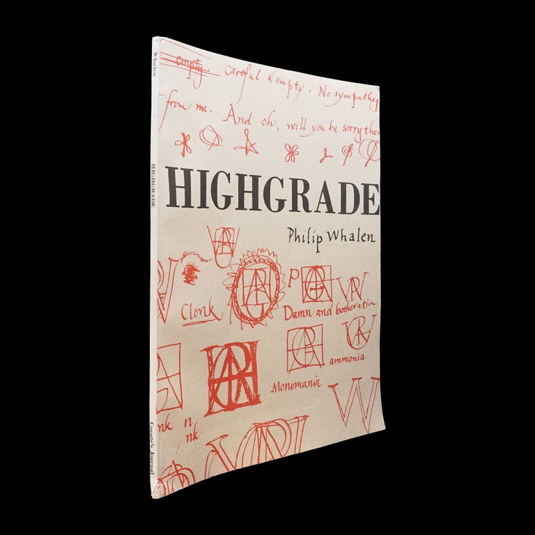 Item #6011] Highgrade. Philip Whalen