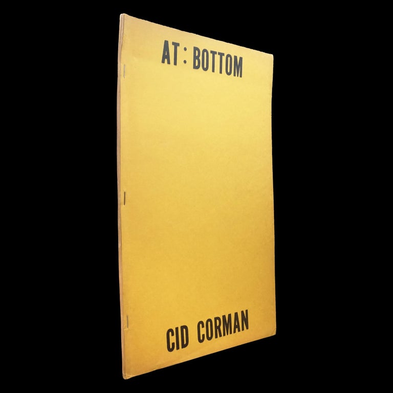 Item #6017] At: Bottom. Cid Corman