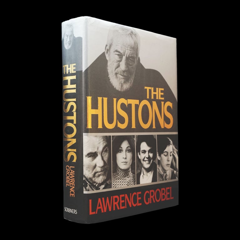Item #6043] The Hustons. Lawrence Grobel, John Huston