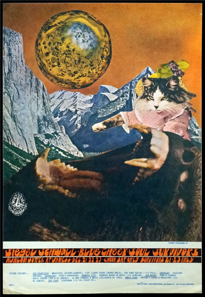Item #6209] Original Concert Poster: Siegel-Schwall Band, Blue Cheer, Soul Survivors (December...