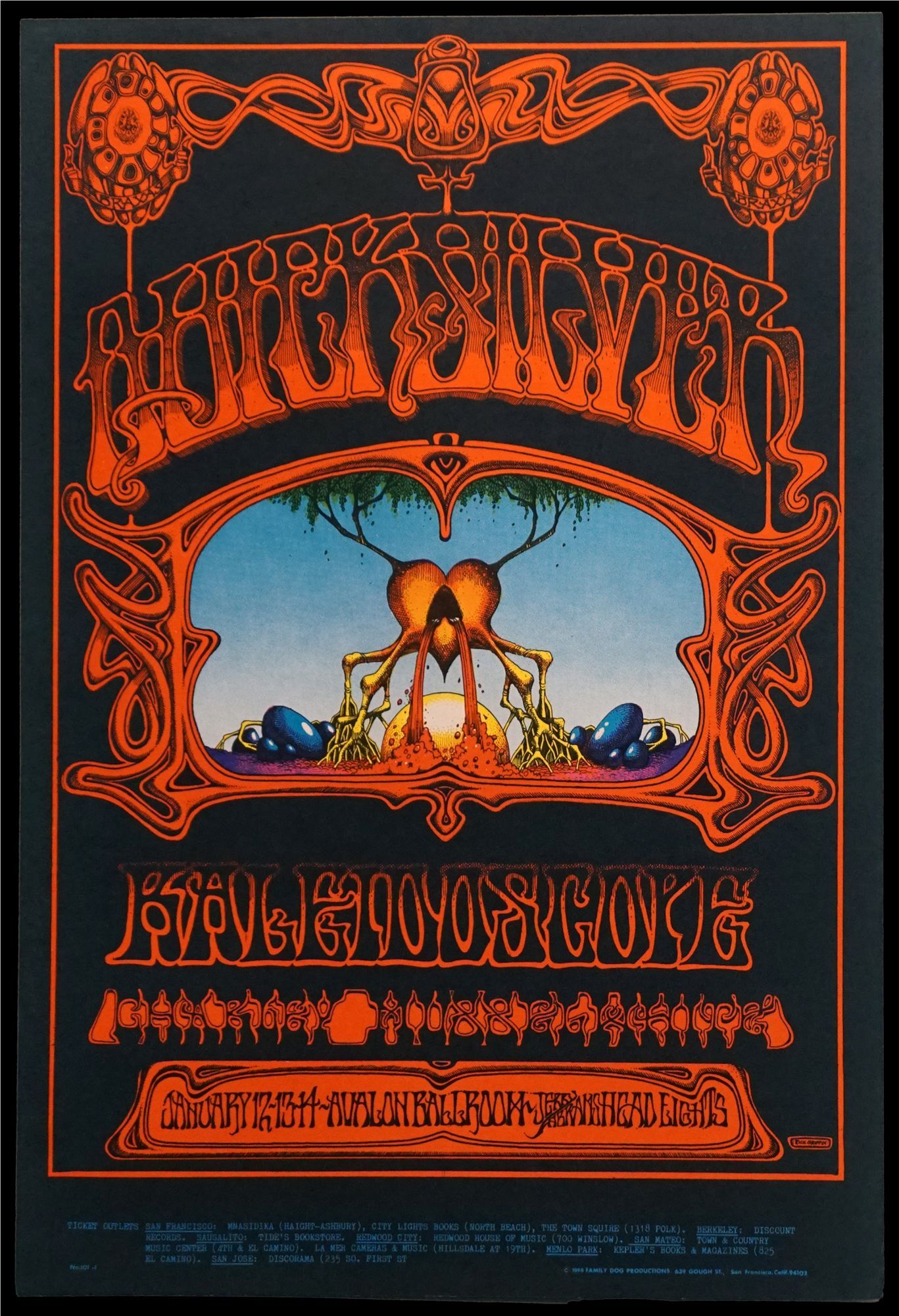 Original Concert Poster: Quicksilver Messenger Service