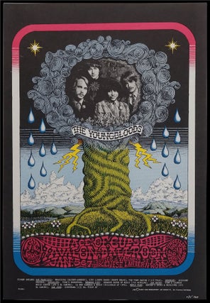Original Concert Poster: Youngbloods, Ace of Cups, John Bauer's Rocking Cloud (January 5-7, 1968