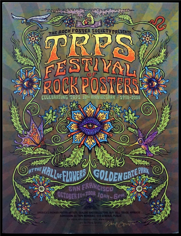 Item #6349] Original Event Poster: TRPS Festival of Rock Posters 10th Anniversary (October 11,...