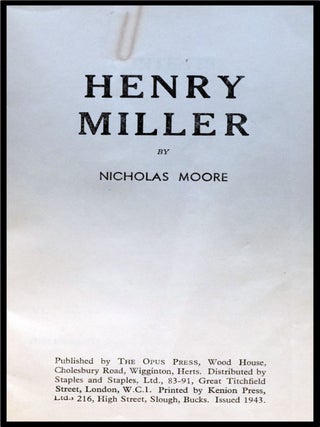Henry Miller