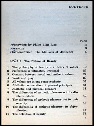 The Sense of Beauty: Being the Outlines of Aesthetic Theory