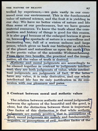 The Sense of Beauty: Being the Outlines of Aesthetic Theory