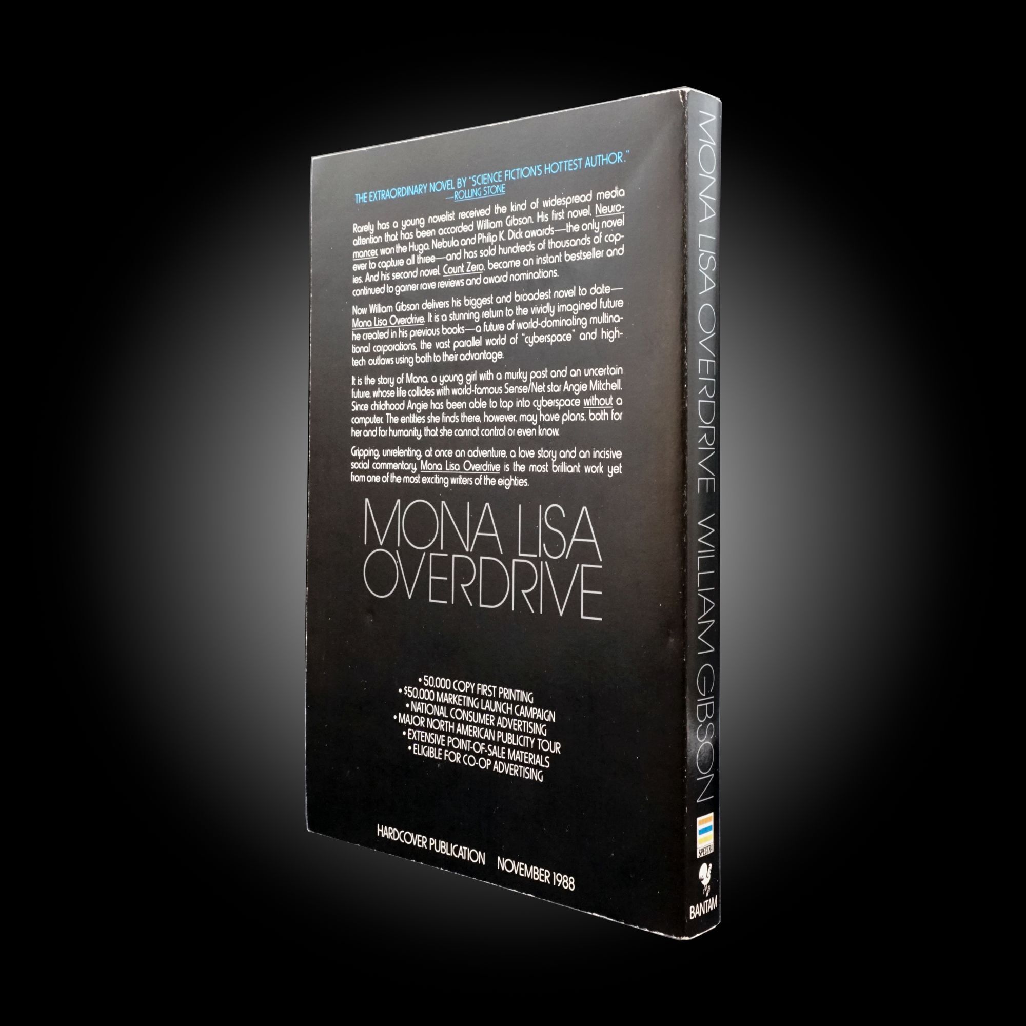 Mona Lisa Overdrive | William Gibson | Advanced Reader Copy