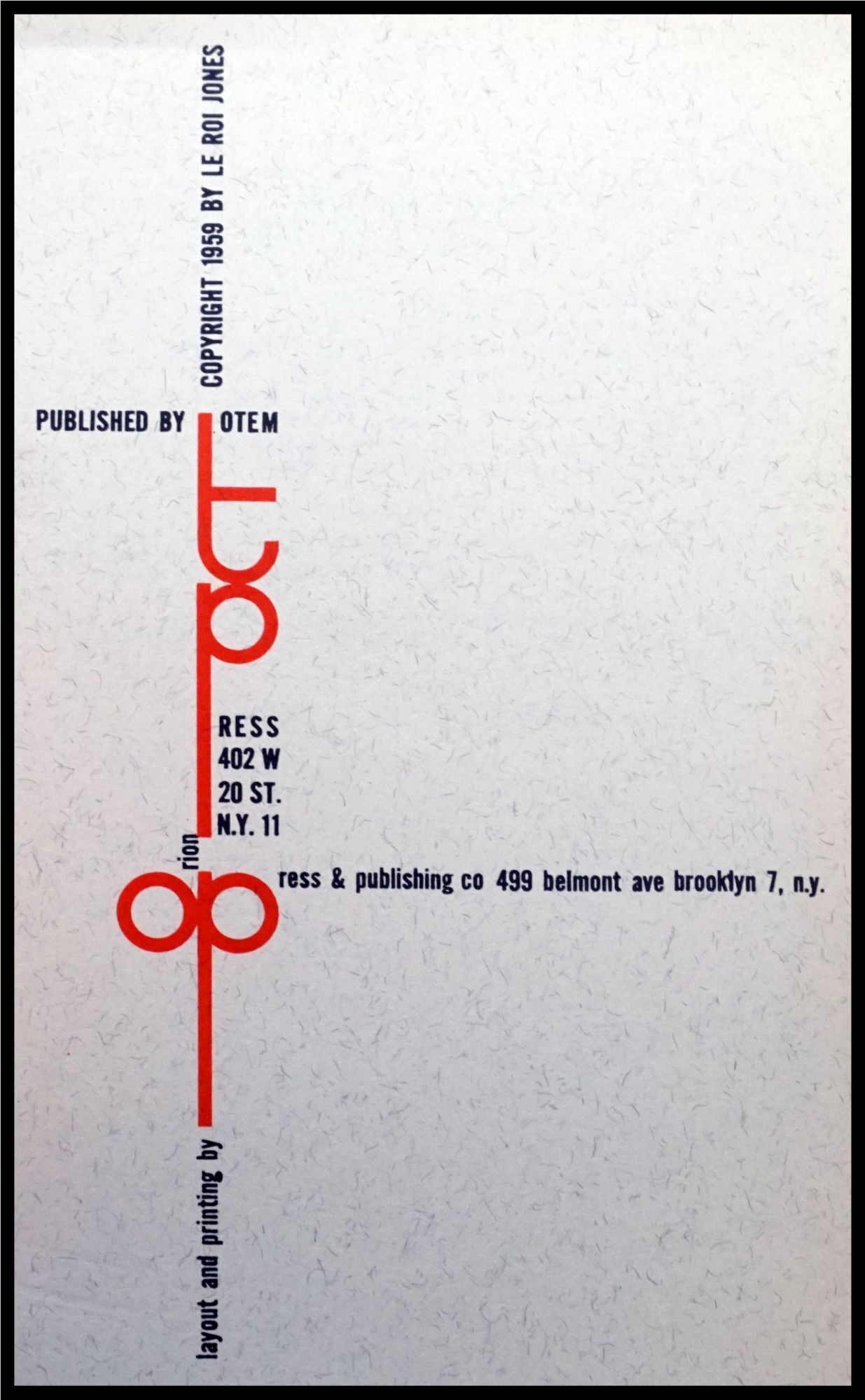 Projective Verse Examples Projective Verse | Charles Olson | First Edition