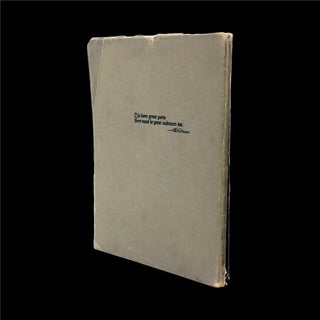 Poetry: A Magazine of Verse Vol. V No. VI (March 1915)