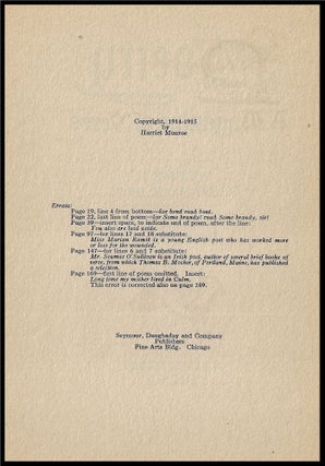 Poetry: A Magazine of Verse Vol. V No. VI (March 1915)