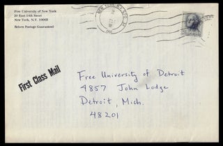 Free University of New York Spring Catalog (1966)