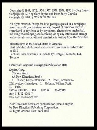 The Real Work: Interviews & Talks 1964-1979 with: Ephemera