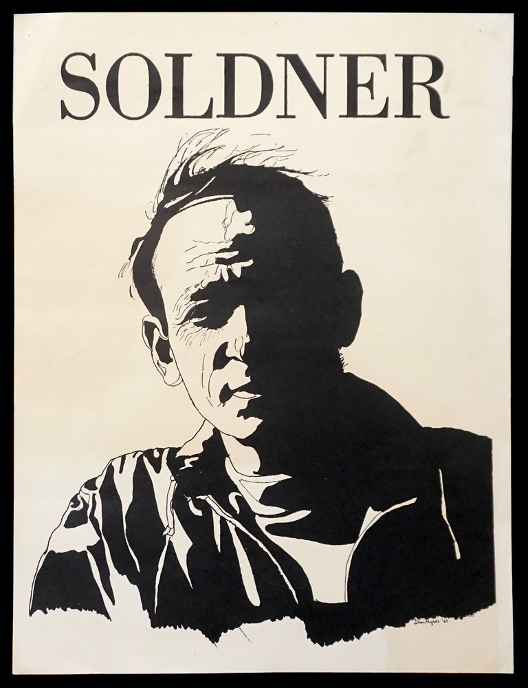 Item #7340] Original Exhibition Poster: Soldner. Dion Myers, Paul Soldner