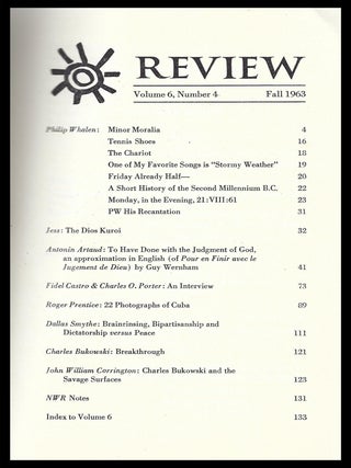 Northwest Review Vol.6 No. 4 (Fall 1963)