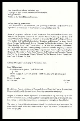 The Unfortunates: Poems