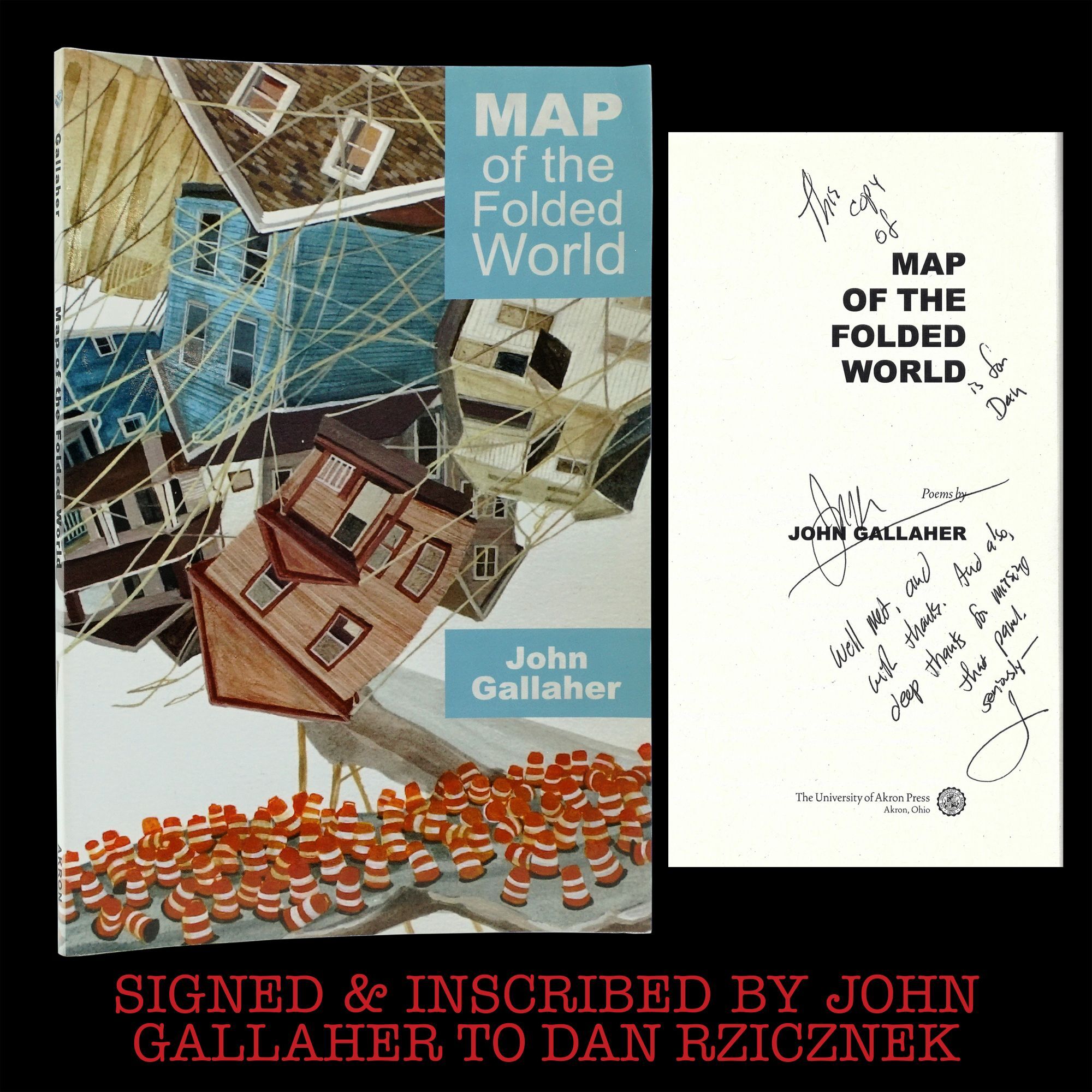 Map of the Folded World | John Gallaher | First Edition