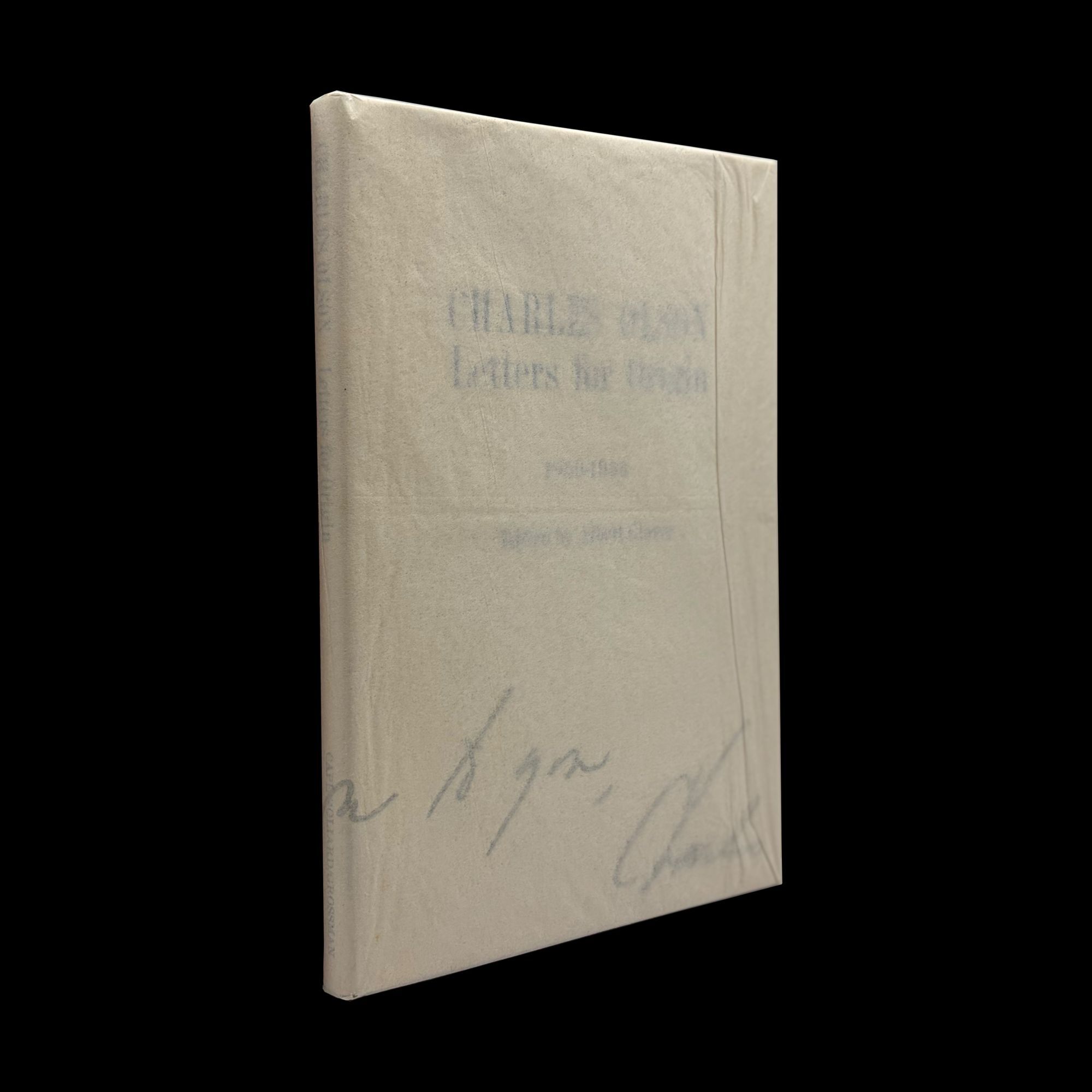 Charles Olson: Letters for Origin 1950-1955 Edited by Albert Glover ...