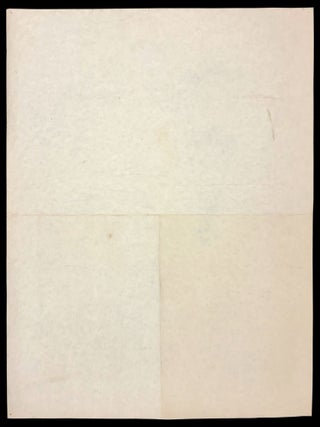 Untitled Broadside ("All the while you must have been waiting...")