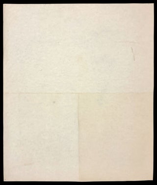 Untitled Broadside ("All the while you must have been waiting...")