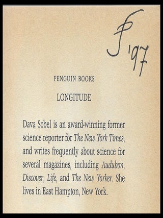 Longitude: The True Story of a Lone Genius Who Solved the Greatest Scientific Problem of His Time
