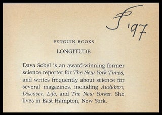 Longitude: The True Story of a Lone Genius Who Solved the Greatest Scientific Problem of His Time