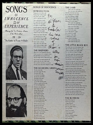 Songs of Innocence and Experience by William Blake, Tuned by Allen Ginsberg