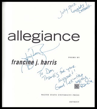 Allegiance: Poems