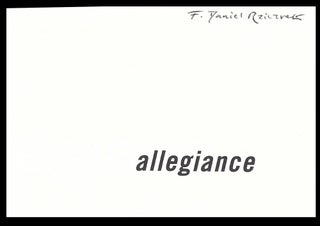 Allegiance: Poems