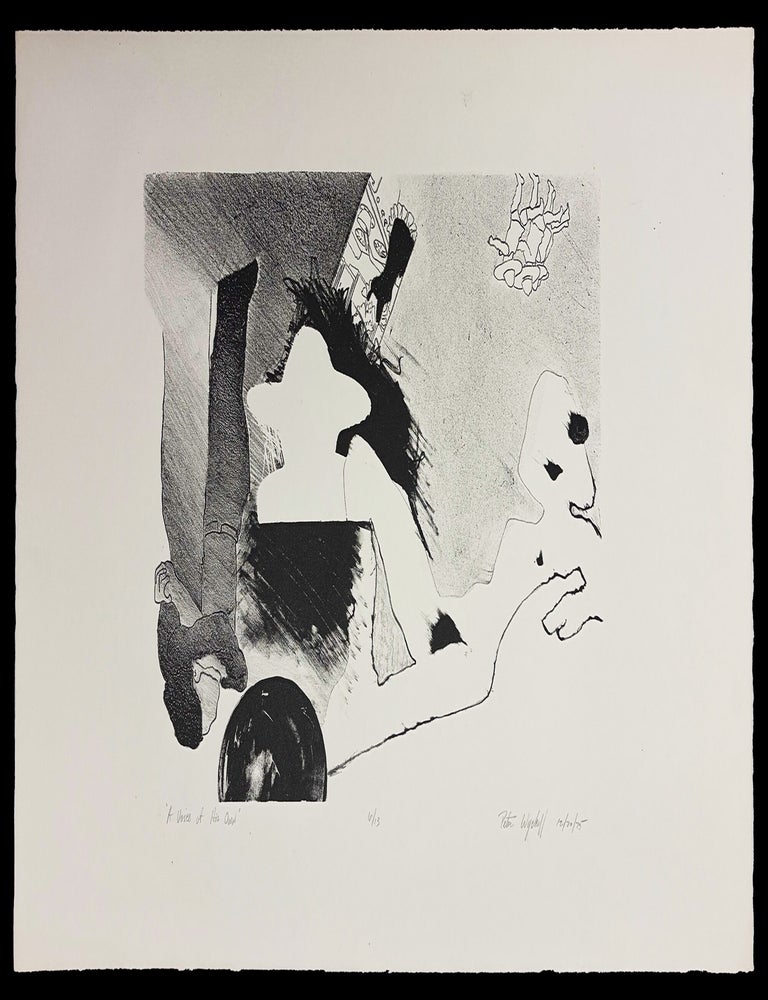 Item #8519] Original Print: "A Voice of His Own". Peter Wychell, Albert Glover