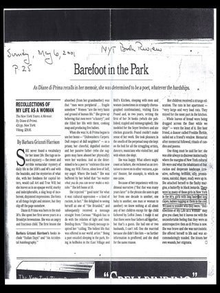Recollections of My Life as a Woman: The New York Years with: Ephemera