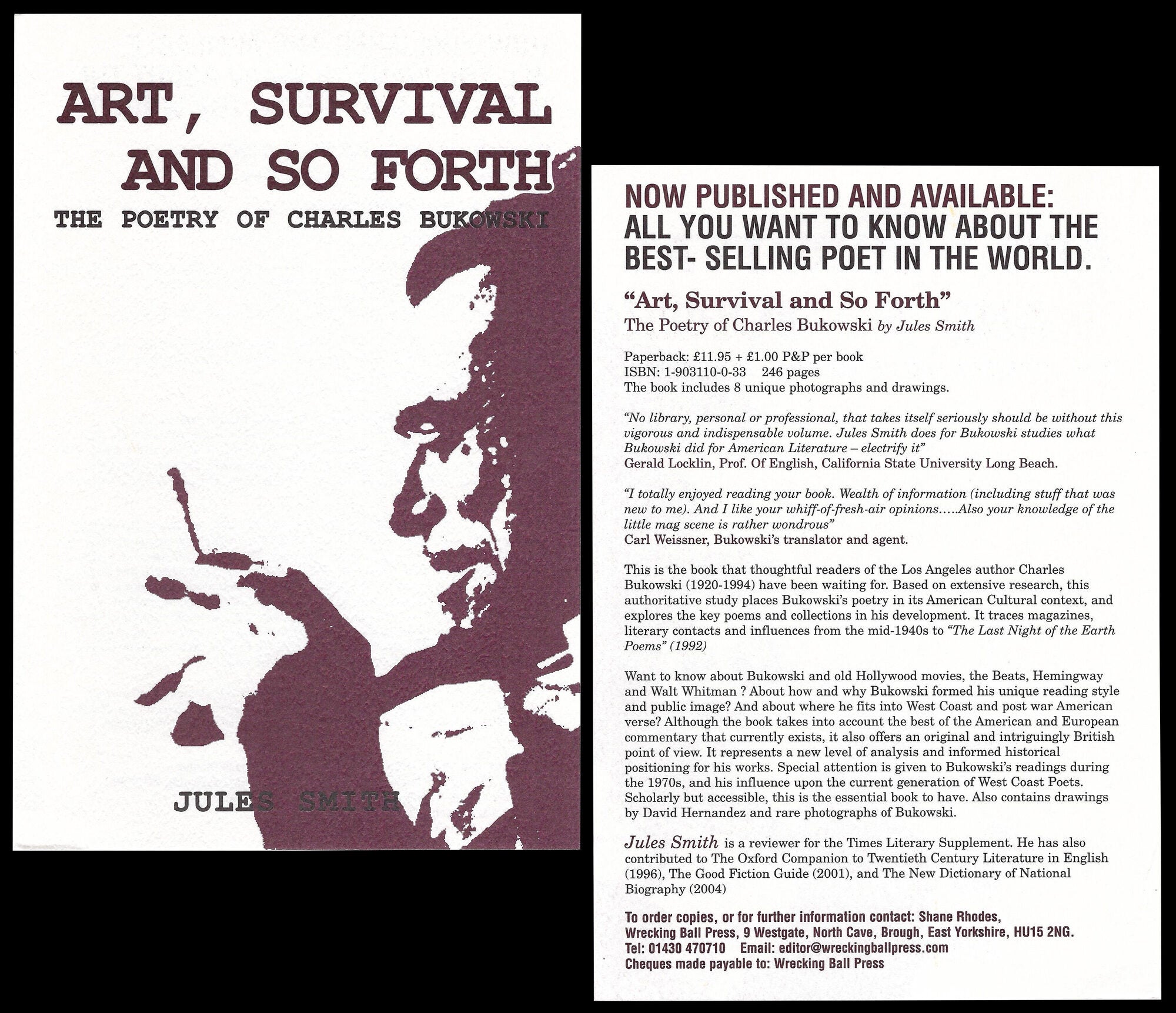 The Reater No. 3 1999 with: Ephemera | Shane Rhodes, Charles Bukowski ...