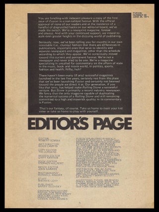 Fusion No. 58 (June 25, 1971)