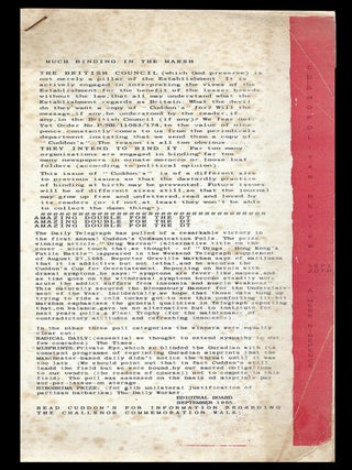 Cuddon's Cosmopolitan Review No. 11 (July 1967)