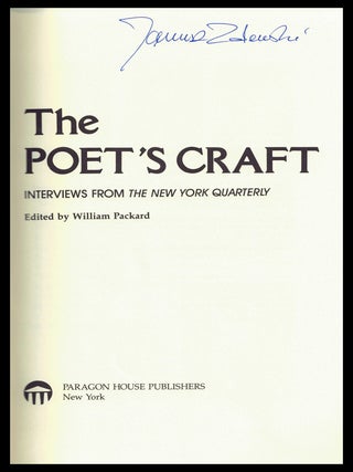The Poet's Craft: Interviews from The New York Quarterly