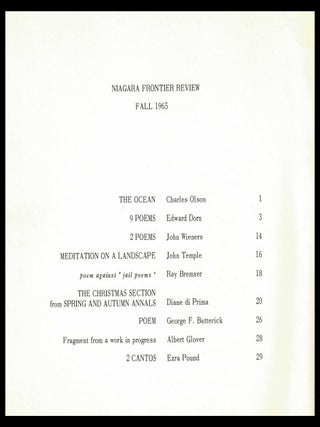 Niagara Frontier Review (Spring 1966)