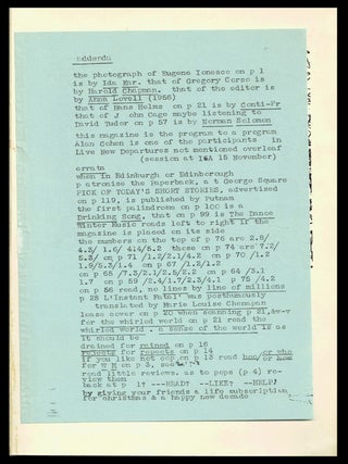 New Departures No. 2/3 (1960)