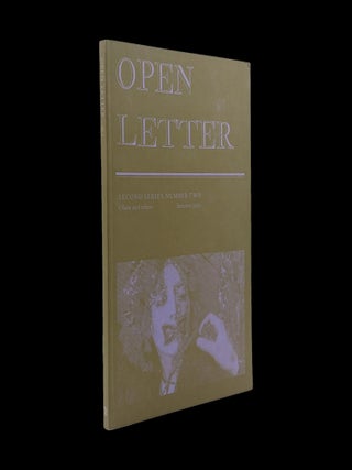Open Letter Second Series No. 2 (Summer 1972