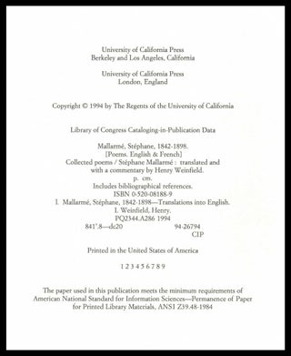 Collected Poems with: Ephemera