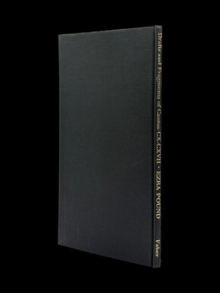 Drafts and Fragments of Cantos CX-CXVII