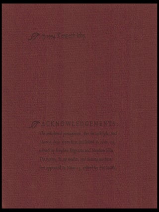 Antiphonal and Fall to Fall with: Ephemera