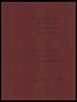 Antiphonal and Fall to Fall with: Ephemera