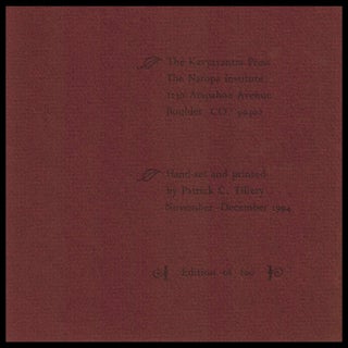 Antiphonal and Fall to Fall with: Ephemera