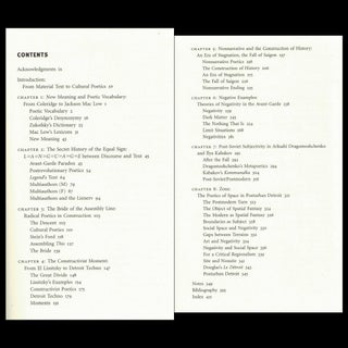 The Constructivist Moment: From Material Text to Cultural Poetics
