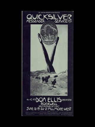 Original Concert Postcard: Quicksilver Messenger Service, Don Ellis Orchestra, Rockwell (June...