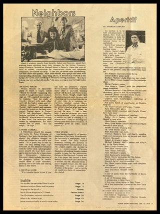 North Shore Magazine Vol. 14 No. 2 (January 13, 1979 - Charles Olson Issue)