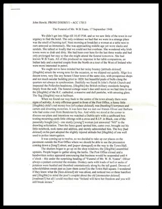 W.B. Yeats: A Life (Two Volumes) with: Ephemera